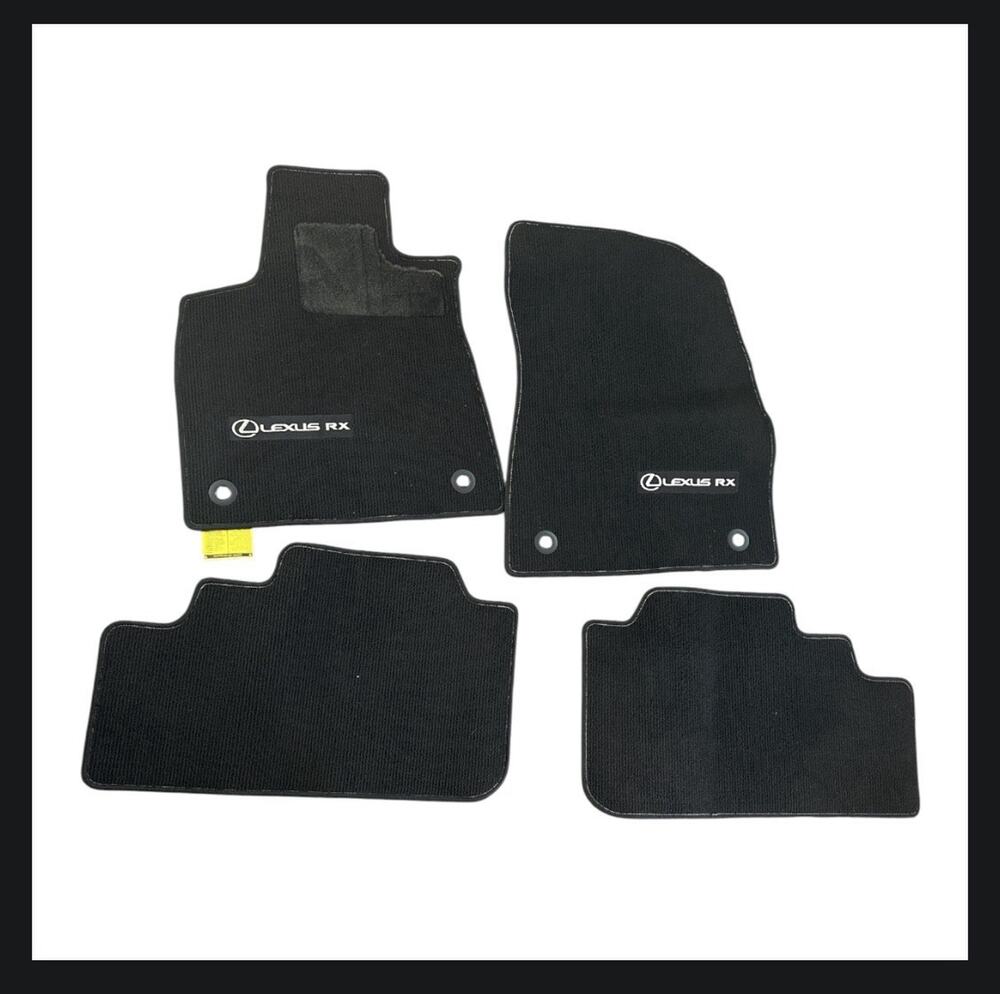 Genuine Lexus SUV RX350 RX450 PT206-48161-XX Carpet Floor Mats Black 2016-2022